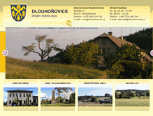 Tablet Screenshot of dlouhonovice.cz